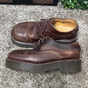 90’s Vintage Dr. Martens 8639 Platform Size 7 Made In England